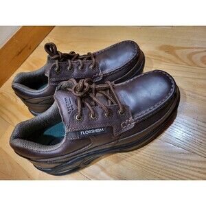 Florsheim Polaris Work Shoes Mens 6.5 EEE Composite Toe Black Oxford NEW